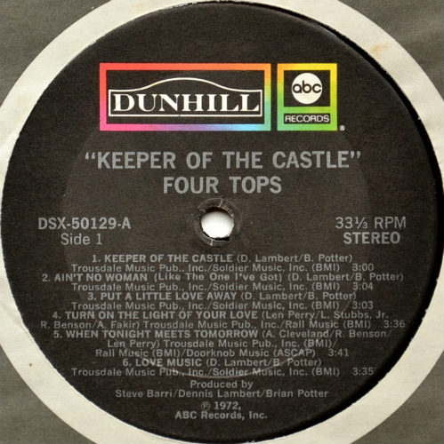 Four Tops / Keeper of the Castleβ