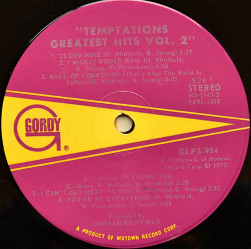 Temptations / Greatest Hits IIβ