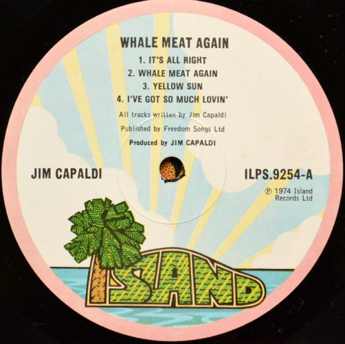 Jim Capaldi / Whale Meat Again (UK Early Issue)β