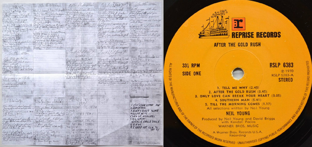 Neil Young / After The Gold Rush (UK RSLP Matrix-1)β