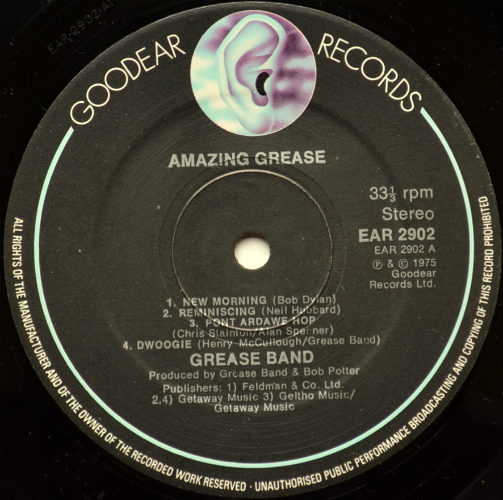 Grease Band / Amazing Grease (Goodear Matrix-1)β