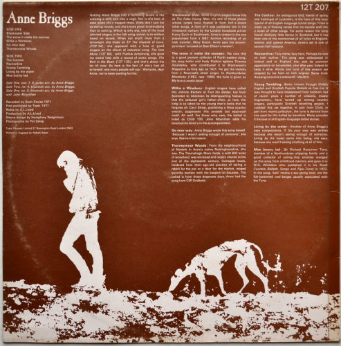 Anne Briggs / Anne Briggs (Topic Mono Matrix-1)の画像