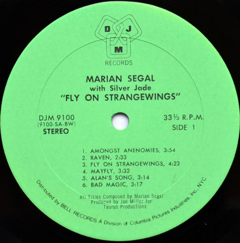 Marian Segal With Silver Jade / On Strangewings (US)β