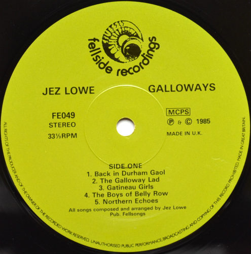 Jez Lowe / Gallowaysβ