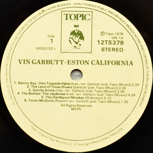 Vin Garbutt / Eston Californiaβ