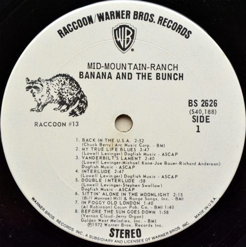 Banana And The Bunch / Mid Mountain Ranch (Promo)β