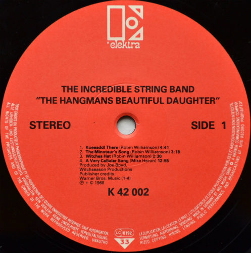 Incredible String Band / The Hangman's Beautiful Daughterβ