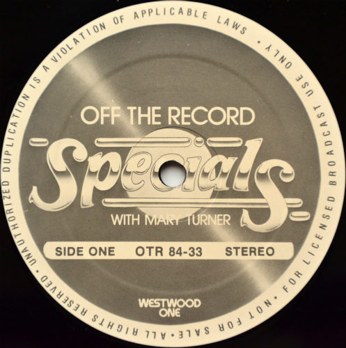 Kinks / Off the Record Specials With Mary Turner Radio Show 2LPβ