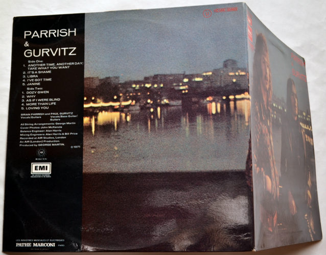Parrish And Gurvitz / Parrish And Gurvitz (France)β