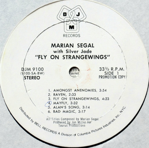 Marian Segal With Silver Jade / On Strangewings (US Promo)β