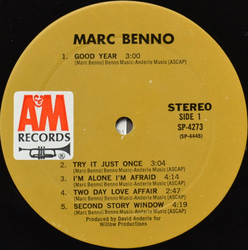 Marc Benno / Marc Benno (Early Press)β