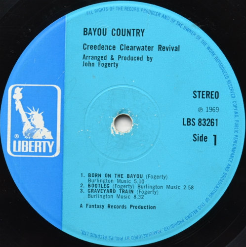 Creedence Clearwater Revival (CCR) / Bayou Country (UK Matrix-1)β