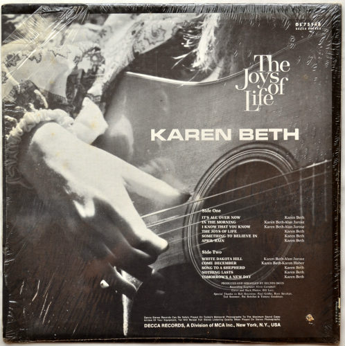 Karen Beth / The Joys Of Life (In Shrink)β