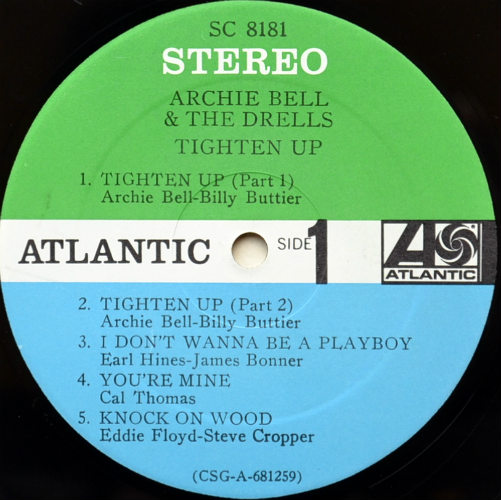 Archie Bell and The Drells / Tighten Up (US Early Press)β