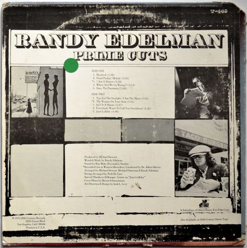 Randy Edelman / Prime Cuts (w/Insert)β