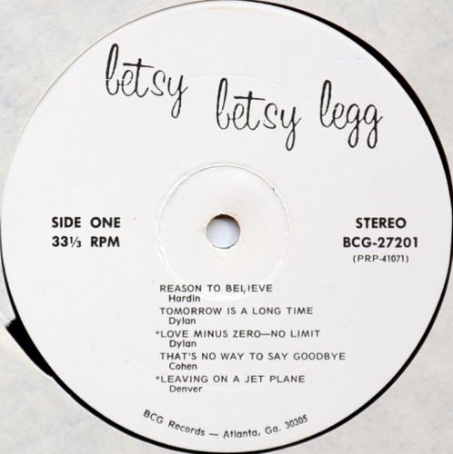 Betsy Legg / Betsy (In Shrink)β
