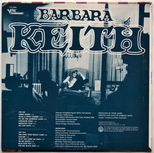 Barbara Keith / Barbara Keith (Verve 1st Promo)の画像