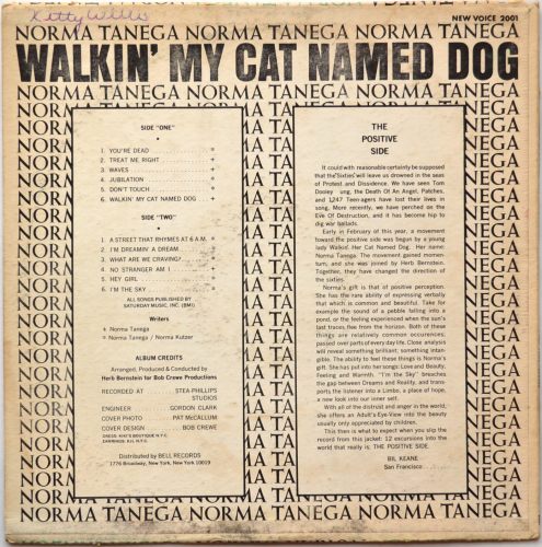Norma Tanega / Walkin My Cat Named Dogβ