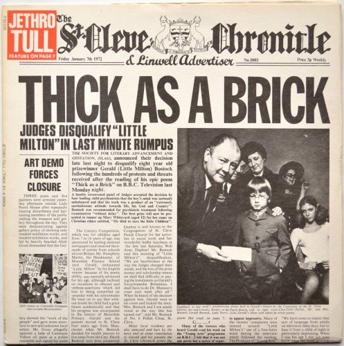 Jethro Tull / Thick as a Brick (쥢ĥ٥ץˤβ