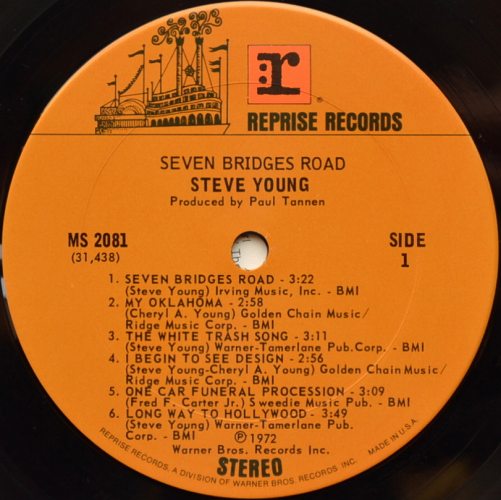 Steve Young / Seven Bridges Road (Rare Reprise Original)β