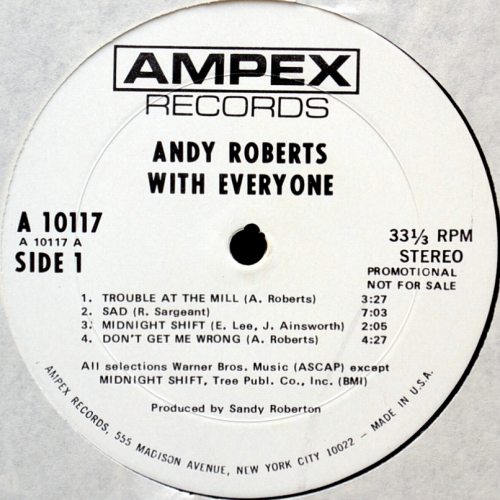Everyone / Andy Ropberts With Everyone (US Promo)β