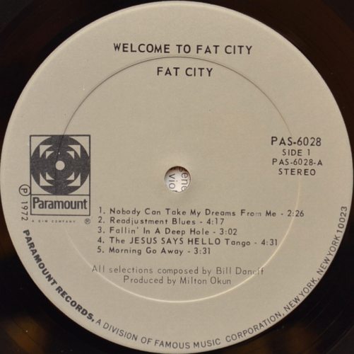 Fat City (Bill Danoff And Taffy Nivert) / Welcome To Fat Cityβ