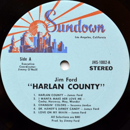 Jim Ford / Harlan County (US Original)β