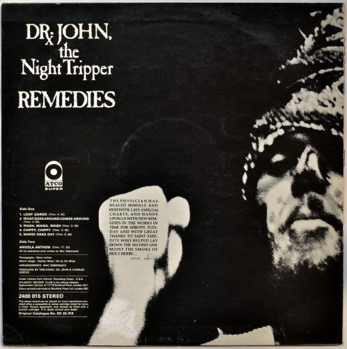 Dr. John, The Night Tripper / Remedies (UK Matrix-1)β