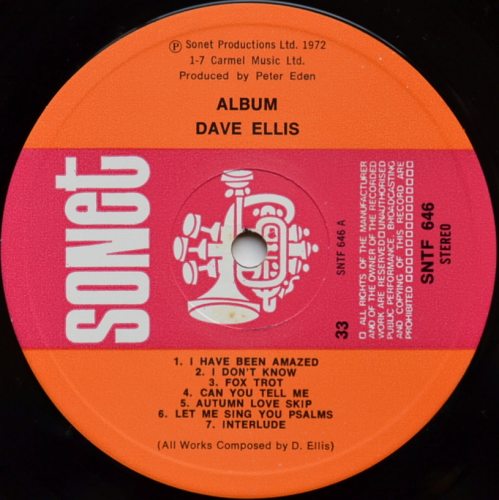 Dave Ellis / Dave Ellis Albumβ