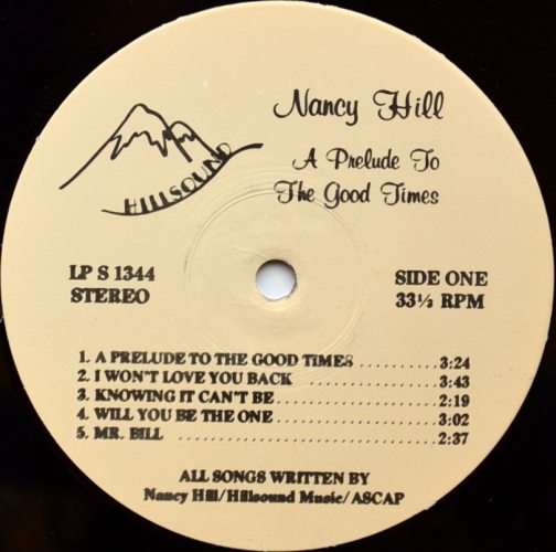 Nancy Hill / A Prelude To The Good Timesβ