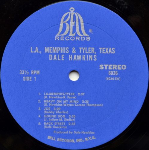 Dale Hawkins / L.A., Memphis & Tyler, Texas (In Shrink)β