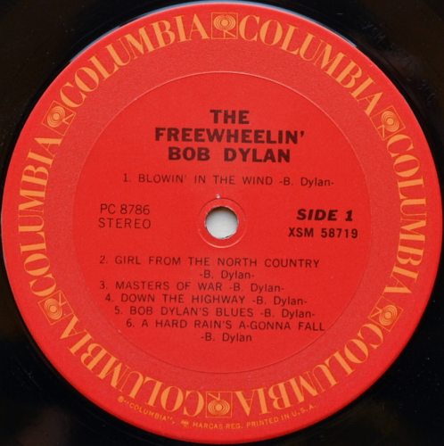 Bob Dylan / Freewheelin' (US Later Issue)β