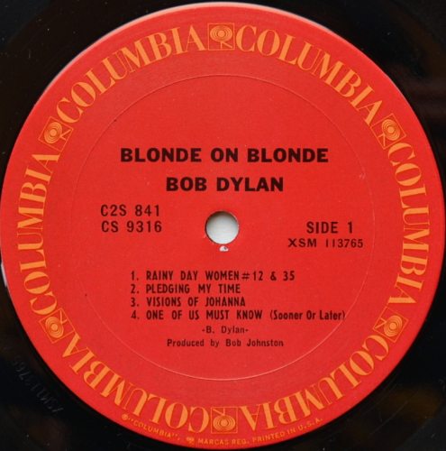 Bob Dylan / Blonde On Blonde (US Later Issue)β