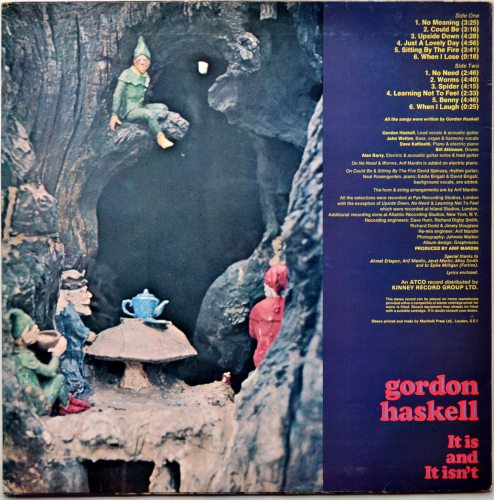 Gordon Haskell / It Is And It Isn't (UK)β