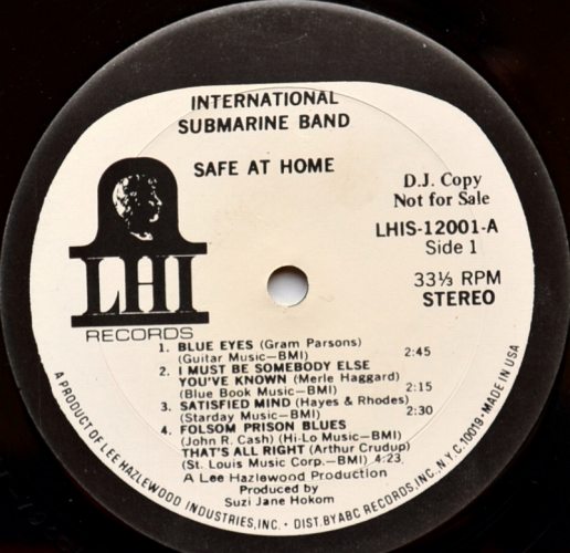 International Submarine Band / Safe At Home (Early  70s Repro But Rare)β
