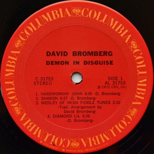 David Bromberg / Demon In Disguise (In Shrink)β