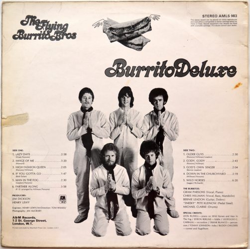 Flying Burrito Brothers / Burrito Deluxe (UK Early Press)β