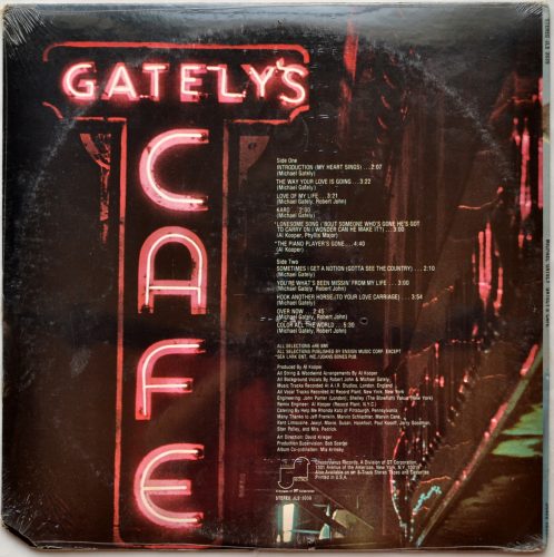 Michael Gately / Gatelys Cafe (Sealed!!)β