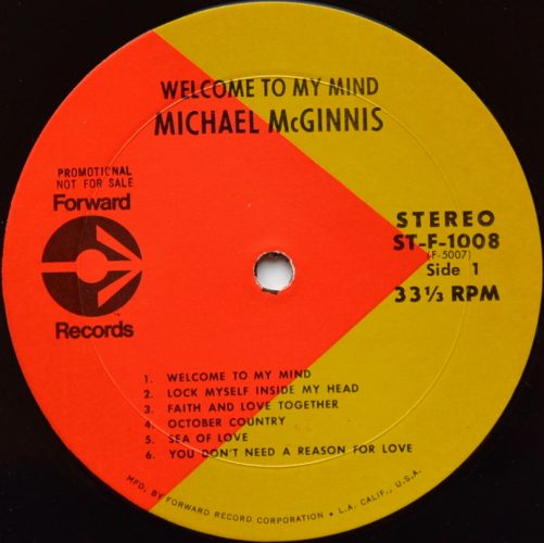 Michael McGinnis / Welcome To My Mindβ