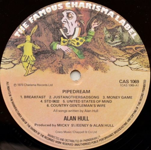 Alan Hull / Pipedream (UK 2nd Issue)β