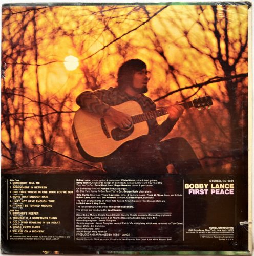 Bobby Lance / First Peace (Sealed!!)β