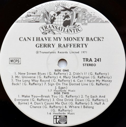 Gerry Rafferty / Can I Have My Money Back? (UK)β