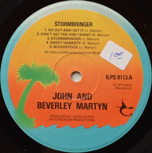 John & Beverley Martyn / Stormbringer! (UK Later Issue)β