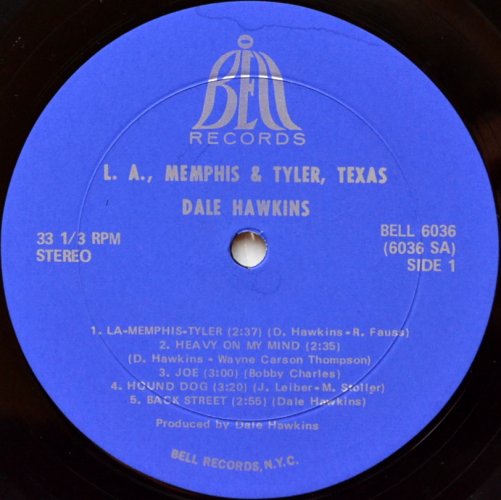 Dale Hawkins / L.A., Memphis & Tyler, Texasβ