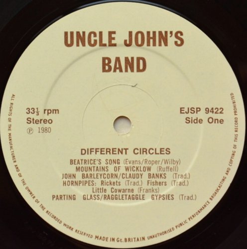 Uncle John's Band / Different Circlesβ