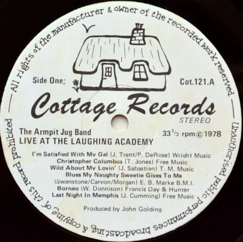 Armpit Jug Band, The / Live At The Laughing Academy (Signed)β