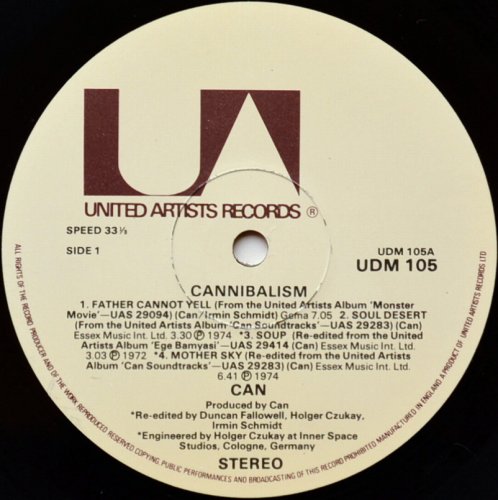 Can / Cannibalism (UK)の画像