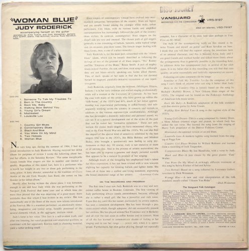 Judy Roderick / Woman Blue (US)β