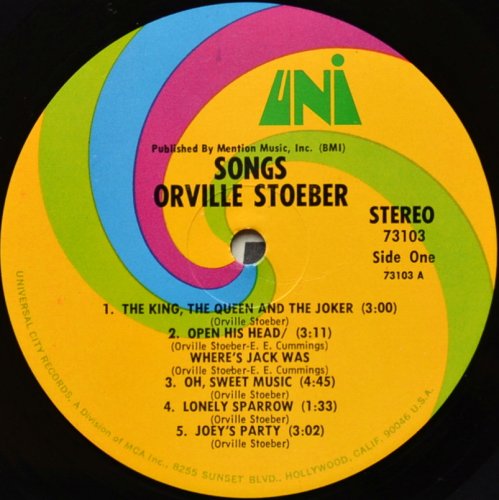 Orville Stoeber / Songs (In Shrink)β
