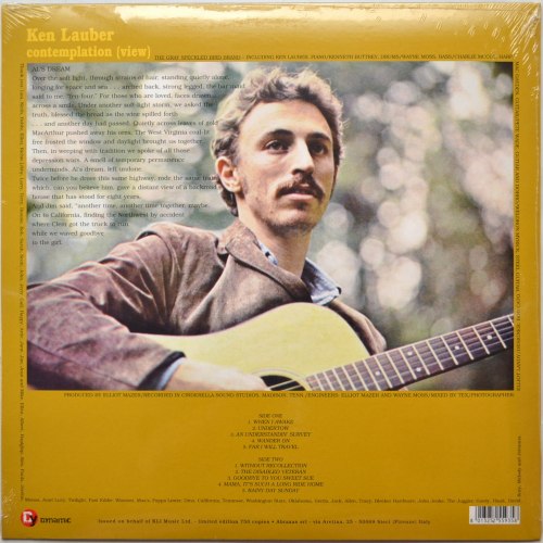Ken Lauber / Contemplation (View) (Re-issue Sealed)β